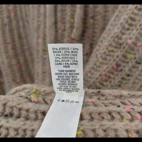 Aerie Oversized Speckle hoodie (sz XS) - Picture 6 of 7